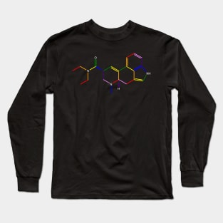 LSD Rainbow Molecule Chemistry Long Sleeve T-Shirt